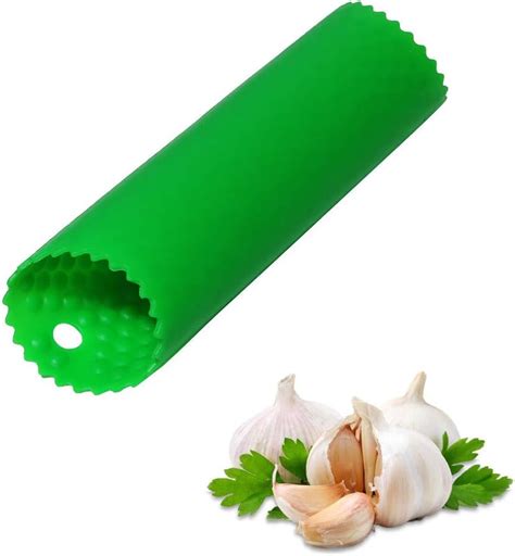 Amazon Sinnsally Garlic Peeler Skin Remover Roller Keeper Easy