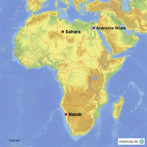 W Sten Afrikas Von Lolilol Landkarte F R Afrika