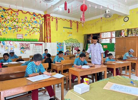 Pelaksanaan Ujian Sekolah UPT SPF SDN Mannuruki Makassar Tahun