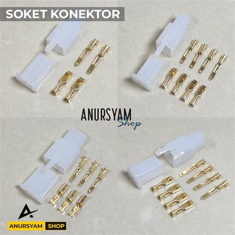 Jual Soket Motor Pin Kecil Konektor Skun Motor Soket