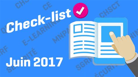 Check List Juin 2017 SNPNC FO