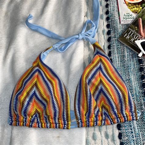 Luli Fama Swim Luli Fama Crocheteffect Halterneck Bikini Top Dd