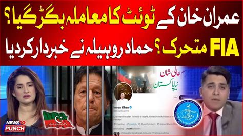 Imran Khan Controversial Tweet Fia In Action Hammad Rohila