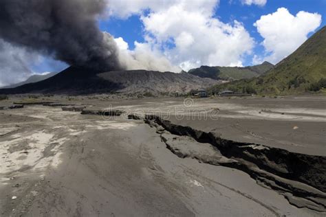 Mount Bromo Volcano Eruption Stock Image - Image of bromo, adventurous ...