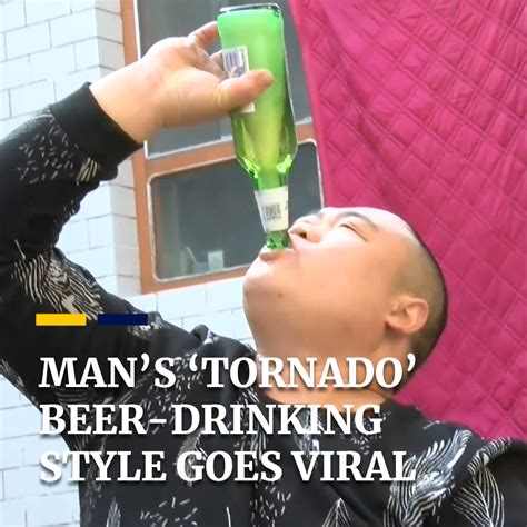 South China Morning Post On Twitter Ever Drank A Beer Tornado Style