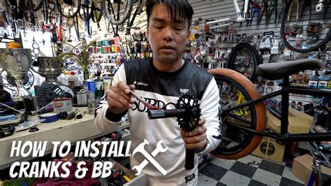 How To Install Cranks Bottom Brackets BMX YouTube