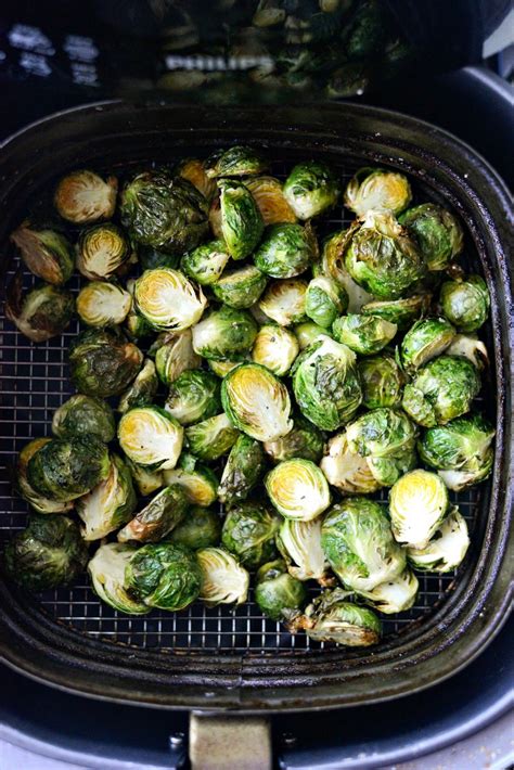 Crispy Air Fryer Brussels Sprouts Simply Scratch