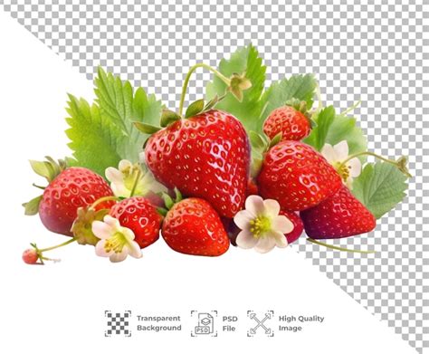 Premium Psd Psd Isolated Strawberry