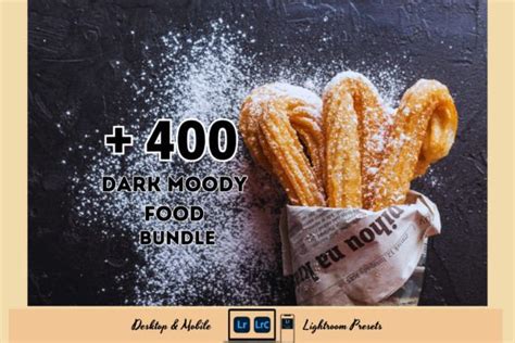 400 Dark Moody Food Lightroom Presets Graphic By Artisticwayco