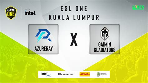 PT BR Azure Ray Vs Gaimin Gladiators ESL One Kuala Lumpur Jogo 2