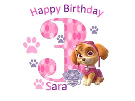 Pink Paw Patrol For Girl Birthday T Shirt Or Onesie By Designsbybeckys