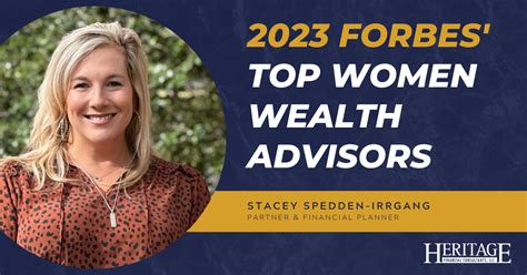 Stacey Spedden Irrgang Named One Of America S Top Women Wealth Advisors