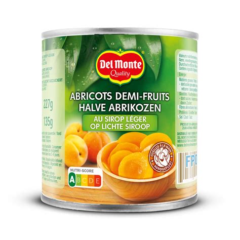 Del Monte Abrikozen Half Lichte Siroop Blik 134 Gr Delhaize