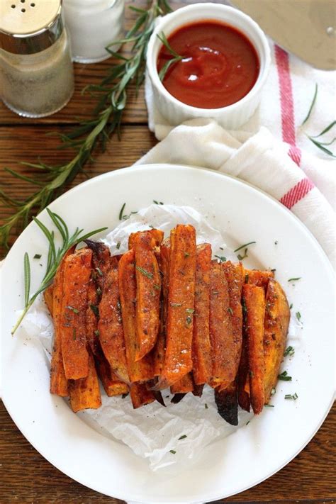 Extra Crispy Rosemary And Sea Salt Sweet Potato Fries Baked Not