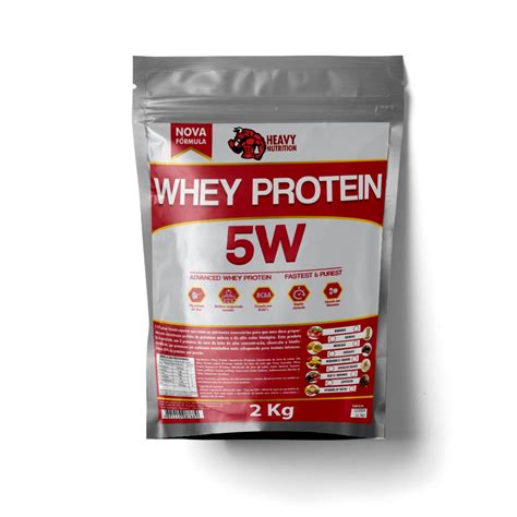 Whey Protein 5W 2kg Wey Proten Isolado Concentrado Hidrolisado 3W Way