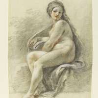 Seated Female Nude PICRYL Public Domain Media Search Engine Public