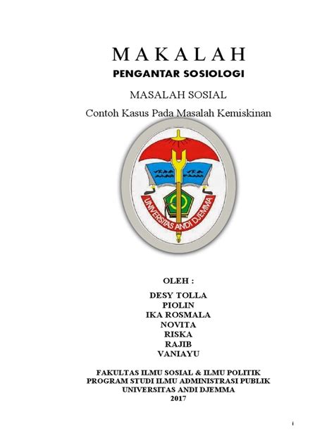 Makalah Sosiologi Pdf