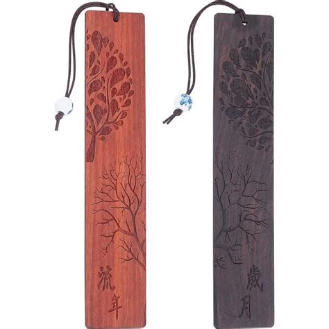 Signet Arbre De Vie Couleurs Marque Page En Bois Cadeau Fans Du