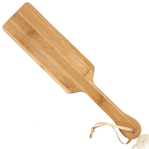 Big Natural Bamboo Wood Spanking Paddle Clap Slap Flap Pat Beat Whip