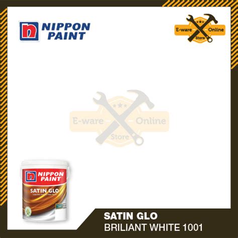 Nippon Paint Interior Wall Paint White Paint Satin Glo White Cat