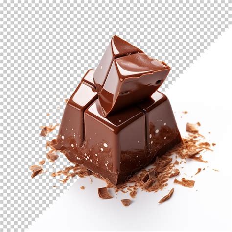 Chocolate Aislado Sobre Un Fondo Transparente Archivo Psd Premium