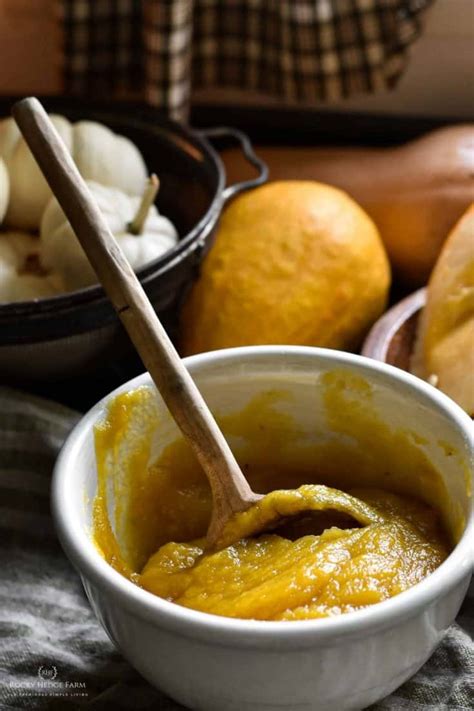 How To Make Homemade Pumpkin Puree For Pie Rocky Hedge Farm