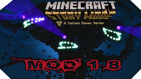 MINECRAFT STORY MODE MOD 1 8 El Wither gigante review en español YouTube