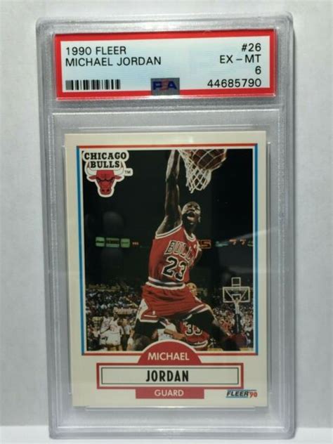 Error Fleer No Line On Back Michael Jordan Psa Last Dance