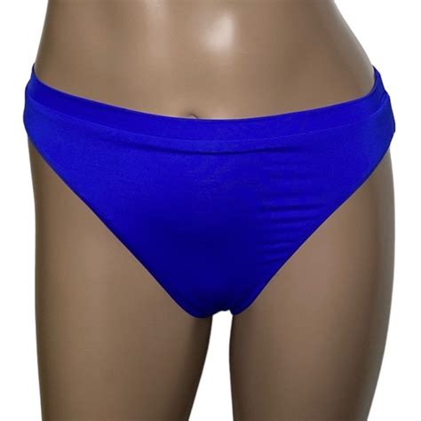 Becca High Leg High Waist French Cut Bikini Swim Bott Gem