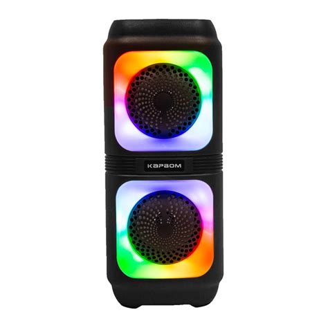 Caixa De Som Portátil Rgb Multifunção Bluetooth rádio Fm cartão Ka 8117