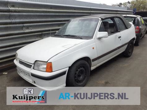 Opel Kadett E S Gl Salvage Vehicle White