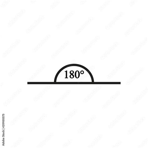 Graph With 180 Degrees Angle Outline Royalty Free Vector, 51% OFF