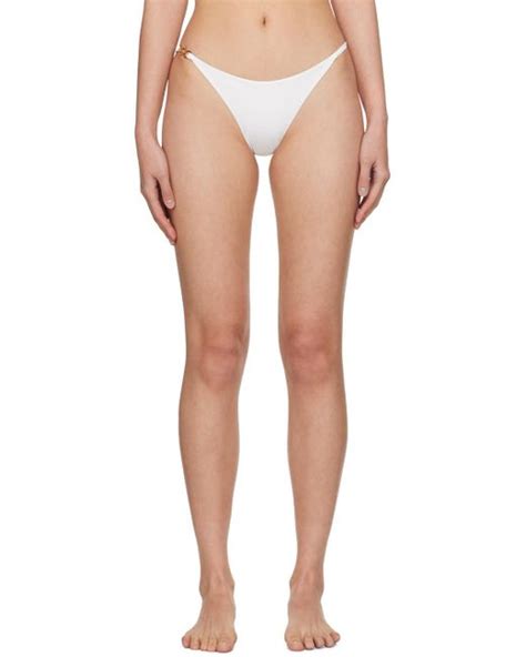 Versace White Medusa Bikini Bottom Lyst