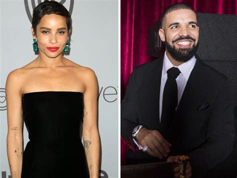 Zoe Kravitz Reunited With Drake At Globes Afterparty Canoecom