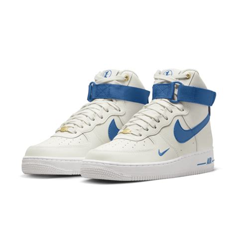 Nike Air Force 1 High 40th Anniversary Sail Sail White Metallic Gold Blue Jay Dq7584 100