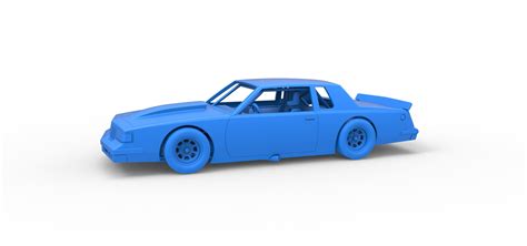 ArtStation - 3D printable Diecast vintage NASCAR race car Scale 1:25 ...