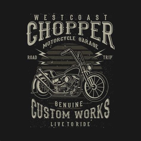 West Coast Chopper Motorcycle Garage Genuine Custom Works Live To Ride