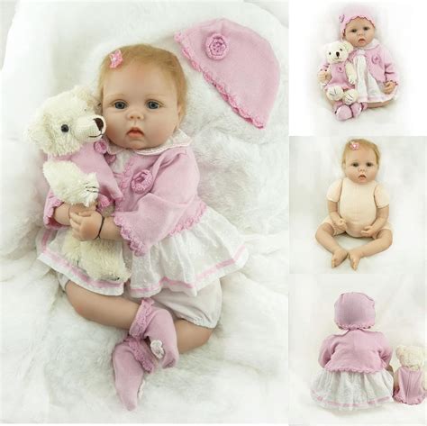 Ziyiui Poup E Reborn Cm R Aliste Bebe Reborn Fille Souple En