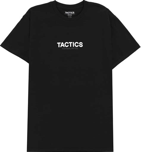 Tactics Portland Logo T Shirt Black