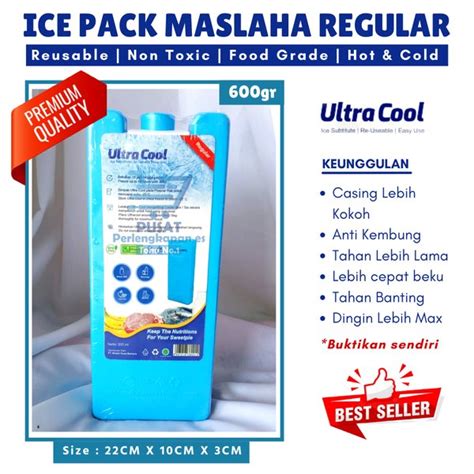 Jual Kegunaan Blue Ice Pack Pendingin Untuk Es Krim Keliling Blue