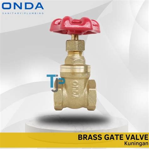 Jual Stop Kran Gate Valve Kuningan Onda Shopee Indonesia