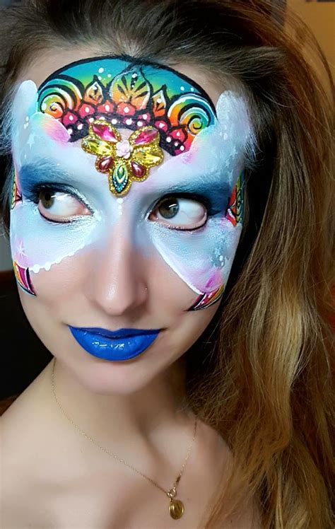 Pin By Noelle Perry On My Facepaint Face Painting Carnival Face