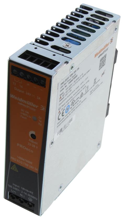 1469470000 Weidmuller AC DC DIN Rail Power Supply PSU PRO ECO ITE