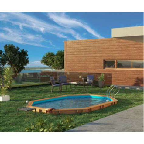 Piscine En Bois Gre Sunbay Grenade Ovale X X Piscina Y Spa