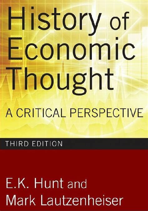 History Of Economic Thought Exploring Economics