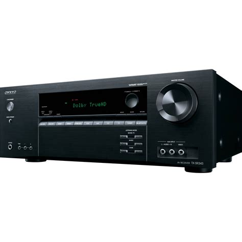 Onkyo TX SR343 5 1 Channel AV Receiver TX SR343 B H Photo Video