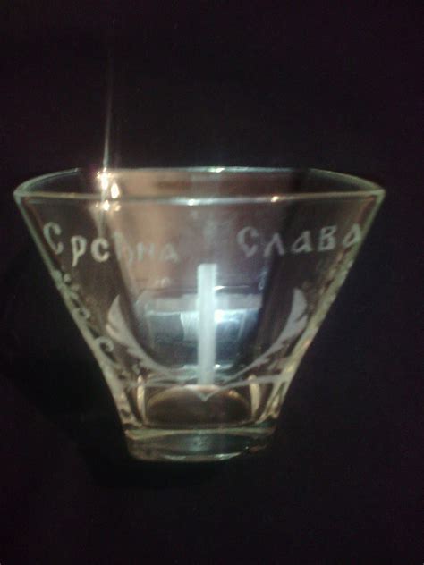 Pyrography Hand Engraving Hand Engraving Glass Славска чинија