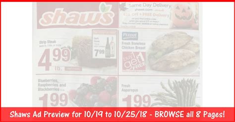 Shaws Flyer 4221 4821 And Shaws Weekly Ad Preview Flyer Weekly