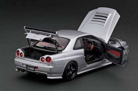 Yahoo オークション MOTORHELIX 1 18 NISSAN SKYLINE GT R R34 Z TU