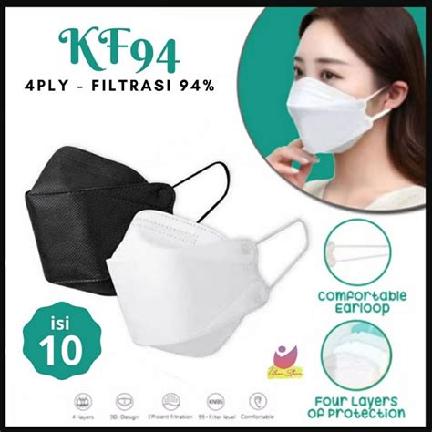 Jual Masker Kf Ply Lapis Kf Hitam Kf Putih Masker Kf